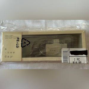 NIB! Blue light filtering glasses! Clear frames!